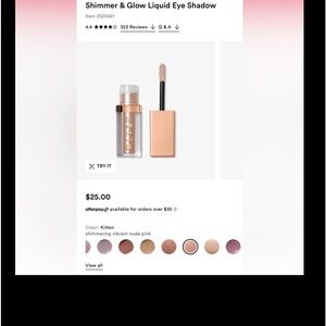 Stila shimmer and glow liquid eyeshadow